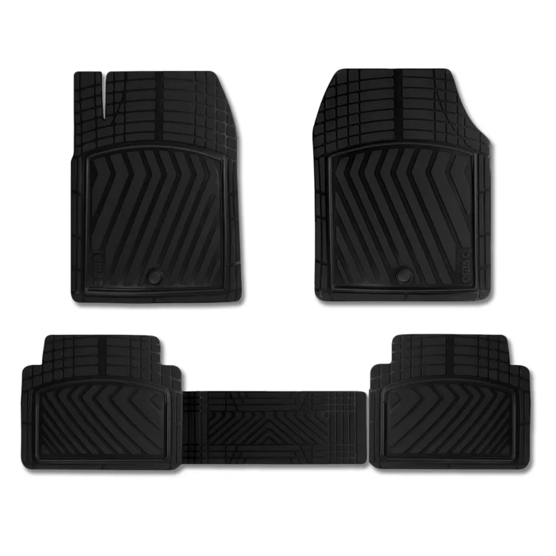 Fußmatten Gummimatten 3D Antirutsch für VW ID Buzz Universal TPE Schwarz 4tlg