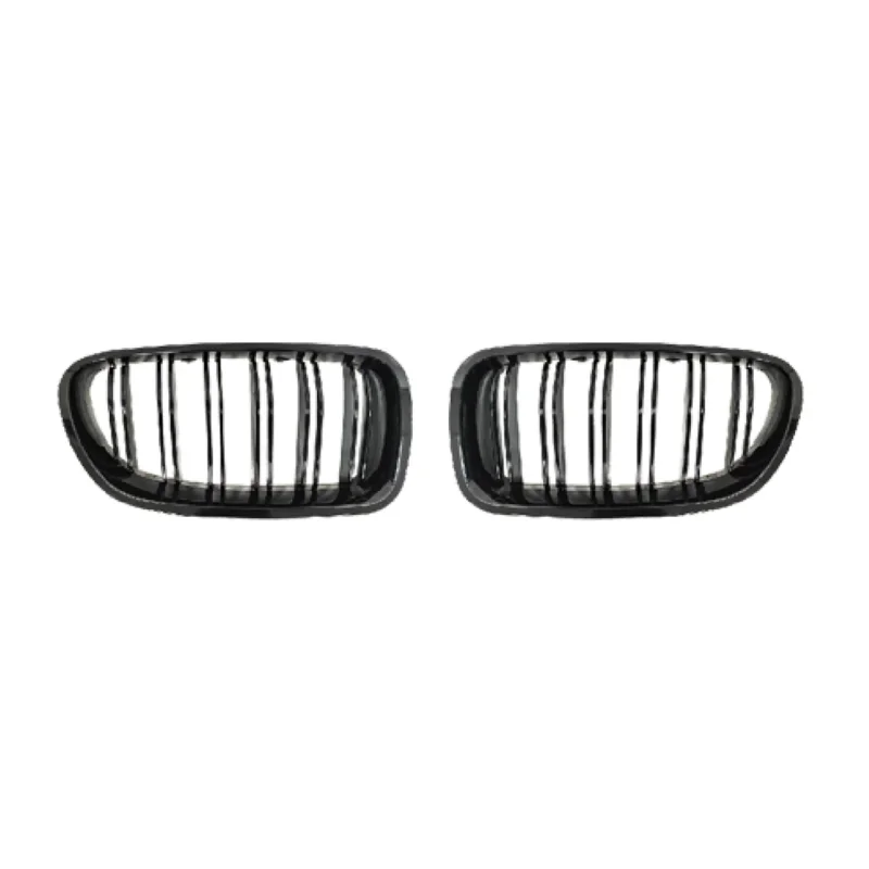 Nieren Grill Kühlergrill für BMW 5er F10 M-Tech 2010-2016 Schwarz Glanz