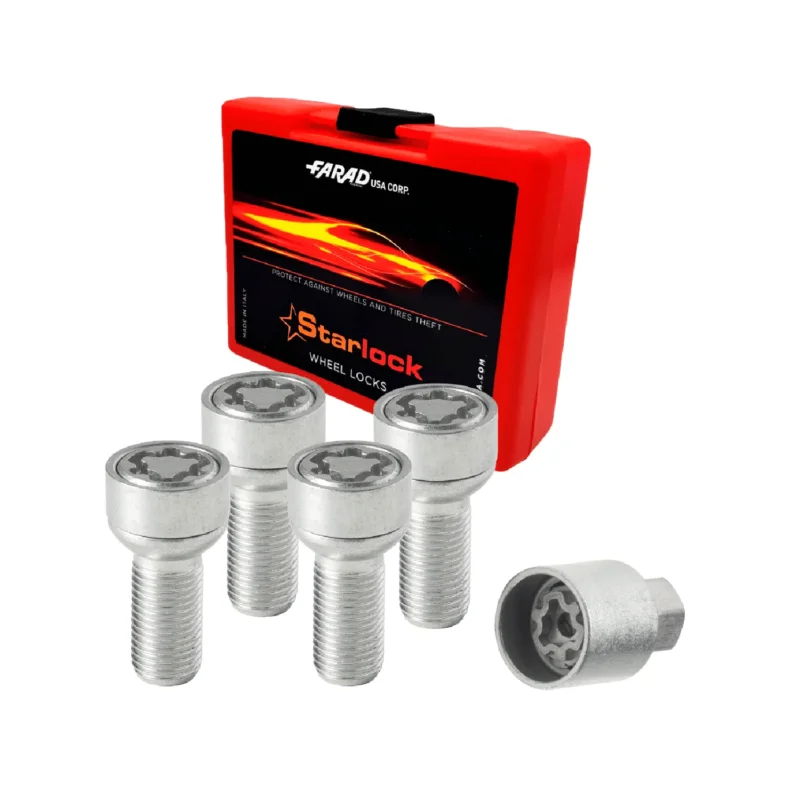 Radschloss Radschrauben Satz für Cupra Ateca ab 2016 Silber 4tlg M14X1.5