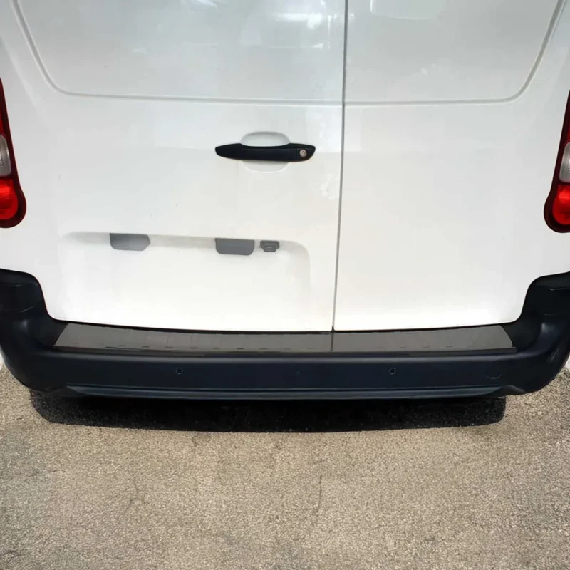 Ladekantenschutz Stoßstangenschutz für Toyota Proace City 2019-2026 Dunkel Chrom