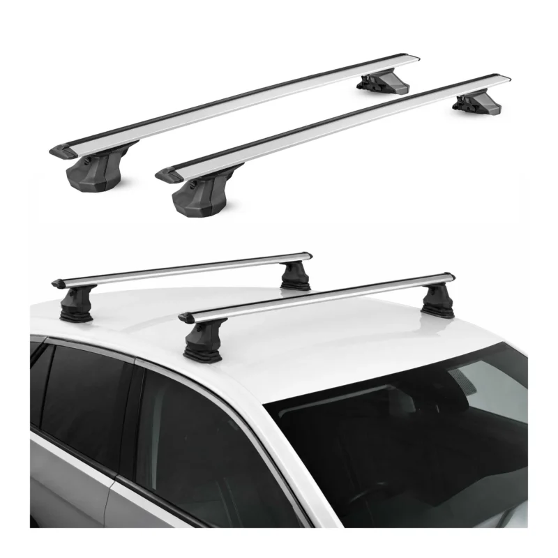 Dachträger für Renault Grand Scénic II 2004-2009 Aluminium 2 Stück TÜV Silber