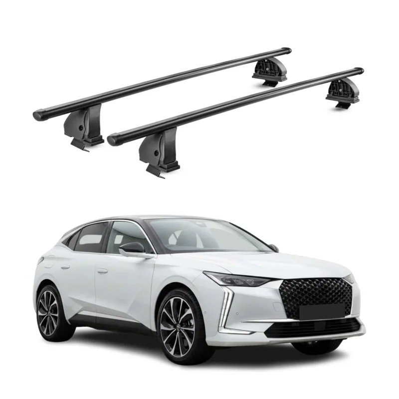 Stahl Dachträger Querträger für DS 4 2021-2026 TÜV Abschließbar 75 kg 2x Schwarz