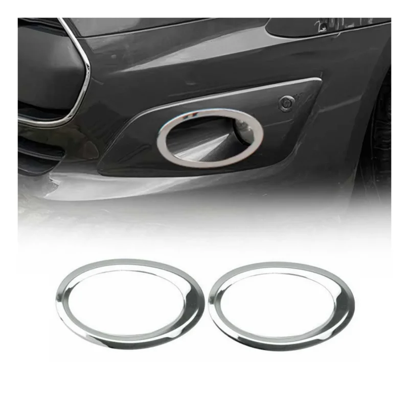 Nebelscheinwerfer Rahmen Chrom für Ford Connect 2014-2019 Edelstahl 2x