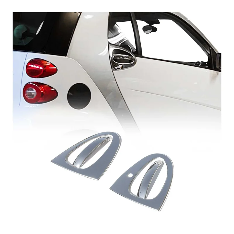 Chrom Türgriff Blende für Smart ForTwo 2007-2015 Edelstahl 4tlg