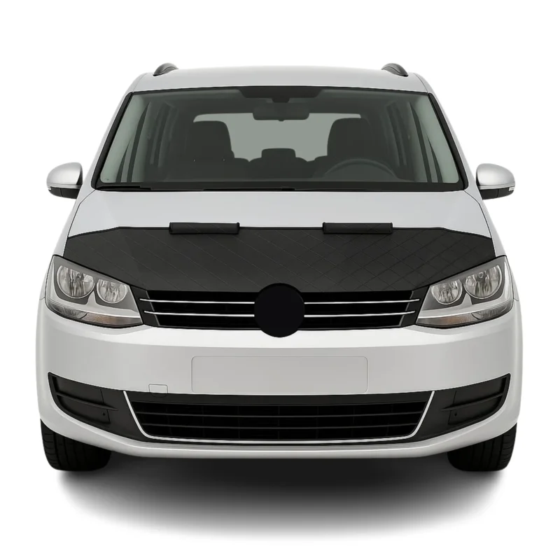 Schwarz Halb Haubenbra Steinschlagschutz Bonnet Bra für VW Sharan 2010-2015