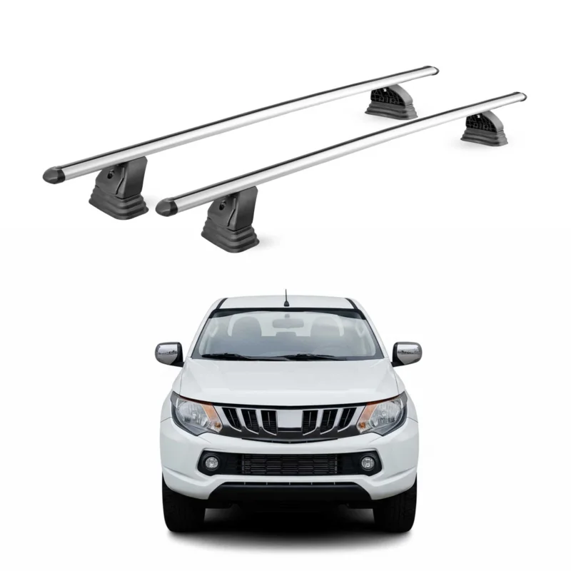 Alu Dachträger für Mitsubishi Triton Double Cab / Single Cab 2014-2026 Silber