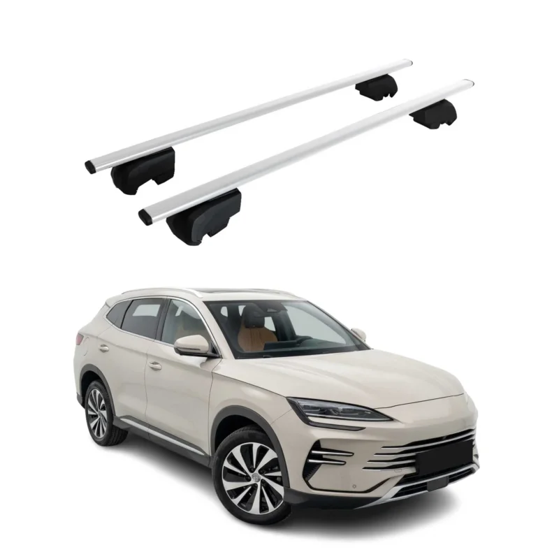 Dachträger Grundträger für BYD Seal U SUV 2024-2026 Stahl Silber 2tlg