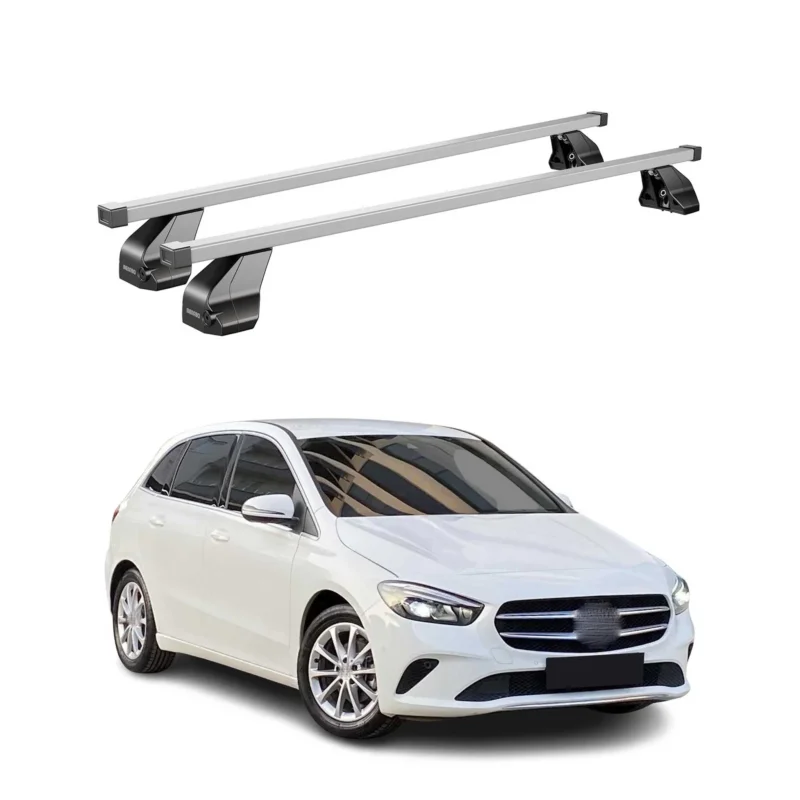 Menabo Dachträger für Mercedes B Klasse W247 2019-2026 75kg Stahl Silber 2x