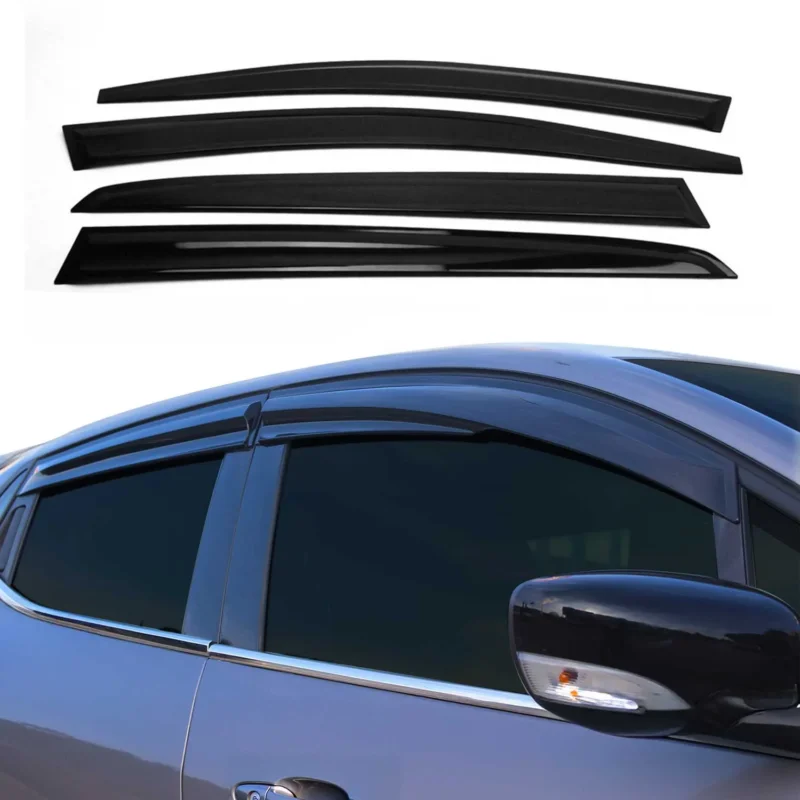 4x Windabweiser Regenabweiser für VW Golf Mk7 2012-2019 Acryl Dunkel