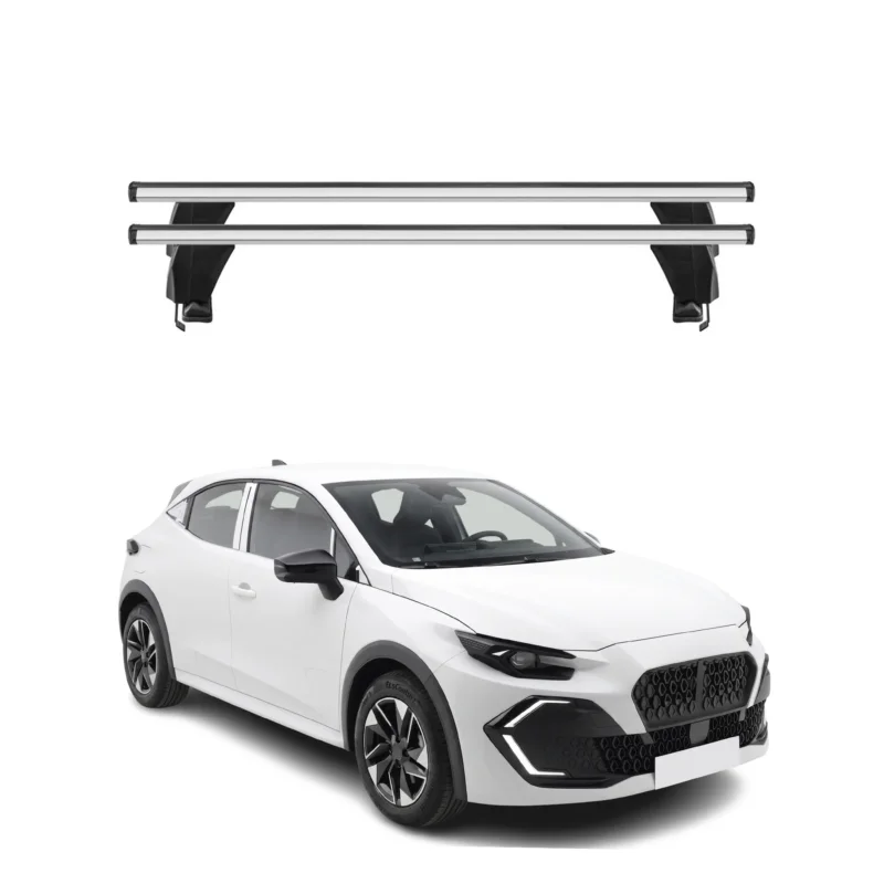 Menabo Dachträger Grundtäger für Renault Clio VI 2025-2027 50kg Alu Silber 2tlg