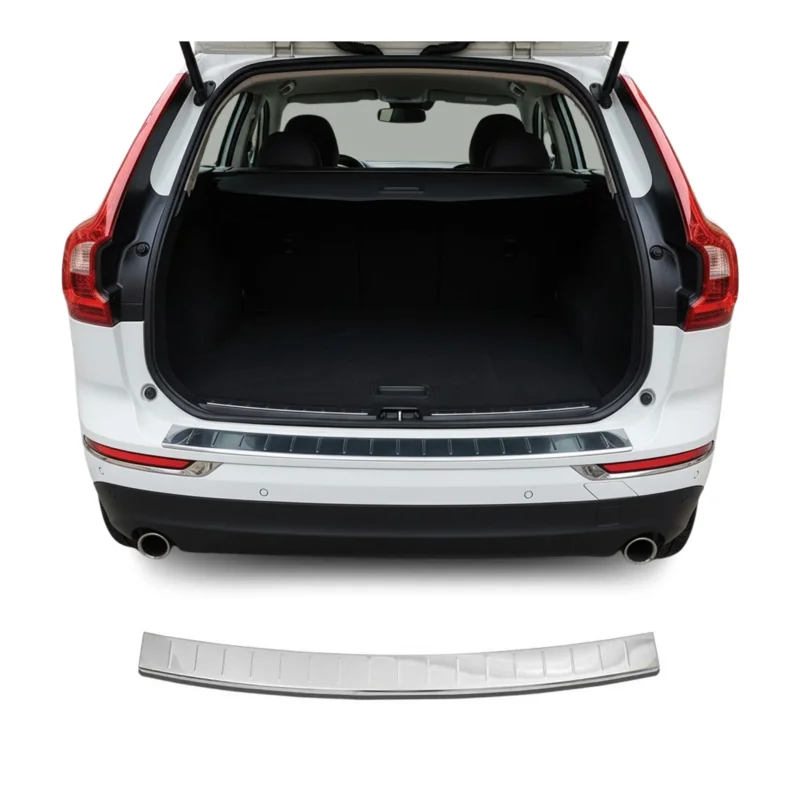 Ladekantenschutz Stoßstangenschutz für Volvo XC60 II 2018-2026 Edelstahl Chrom