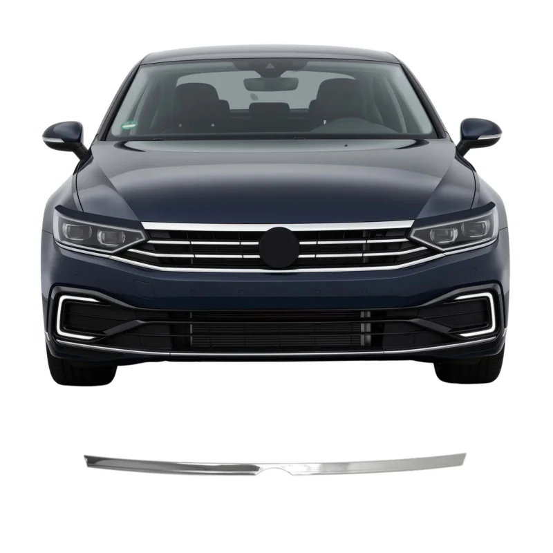 Scheinwerfer Leisten Motorhaubenleiste für VW Passat B8 Highline 2015-2021 Chrom