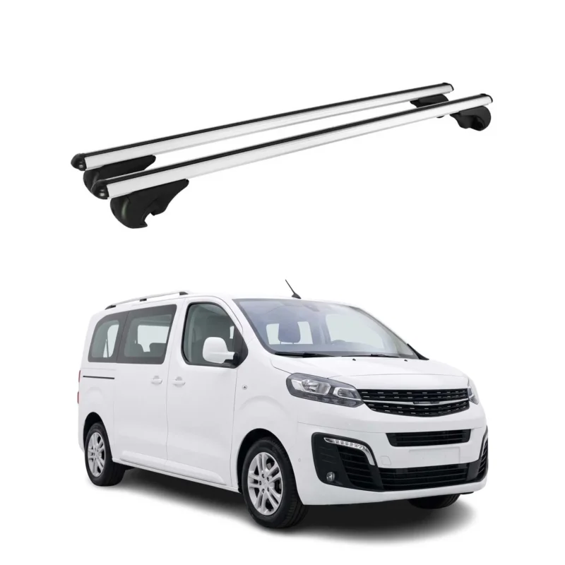 Dachträger Grundträger für Opel Vivaro C / Zafira Life 2019-2026 TÜV Alu Silber