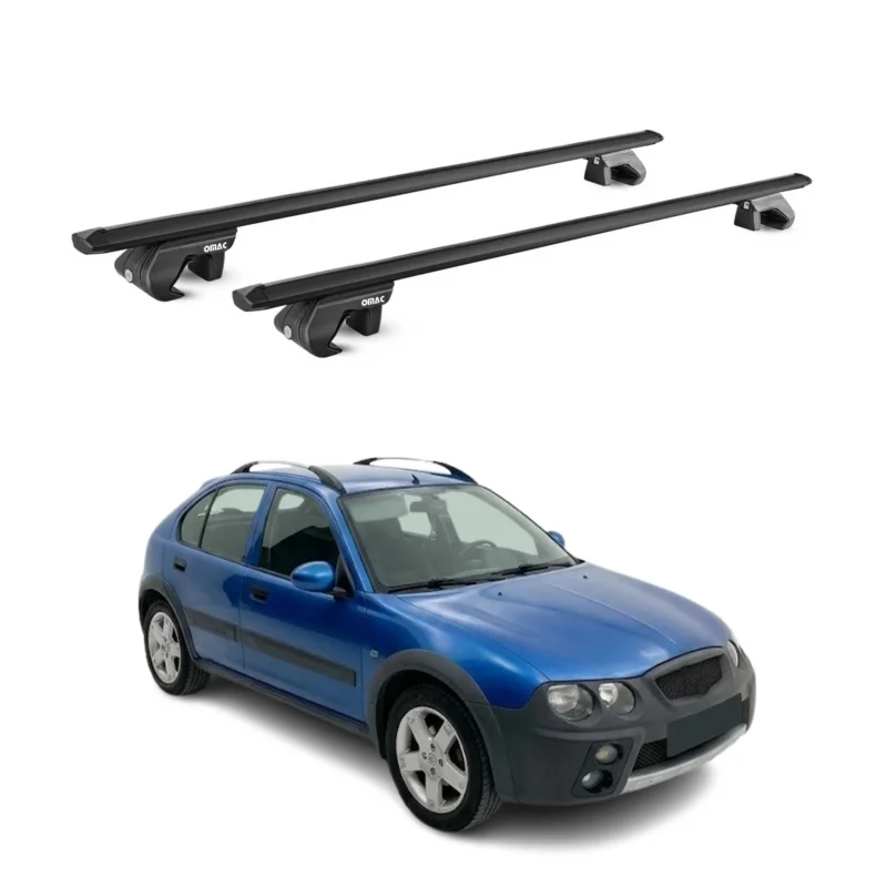 Dachträger Grundtäger für Rover 25 Streetwise 2003-2005 90kg Alu Schwarz ABE
