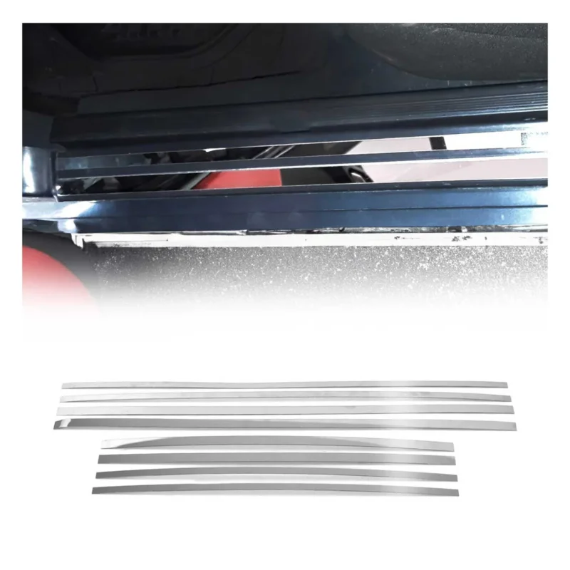 Einstiegsleisten Reparatursatz für Mercedes E Klasse W124 S124 Edelstahl 8x