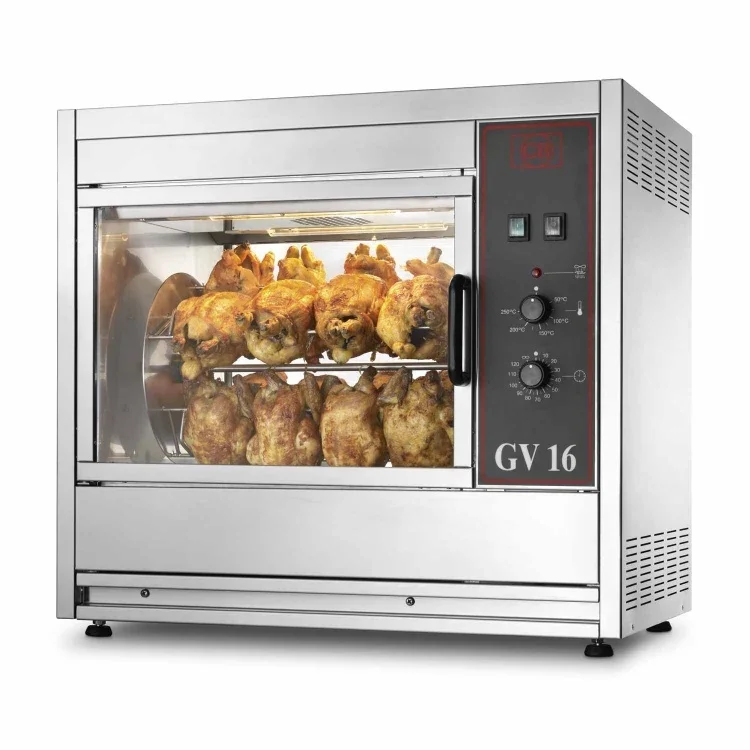 CB-Italy Elektro-Umluft-Hähnchengrill GV-16/20 MAN (230V einphasig)