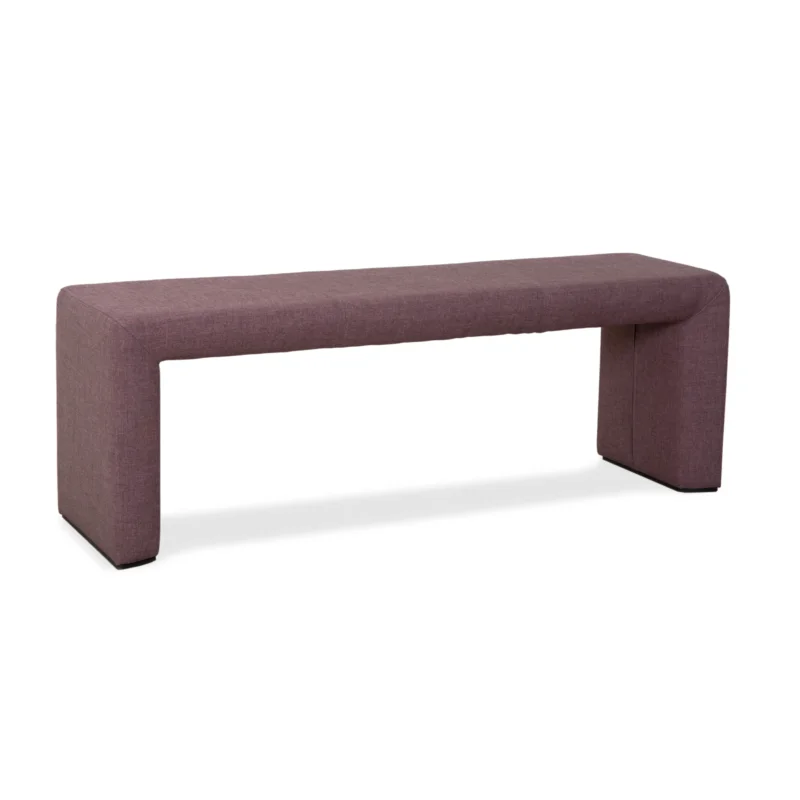 Musterring Stoff Hocker Bank Lila Rosé