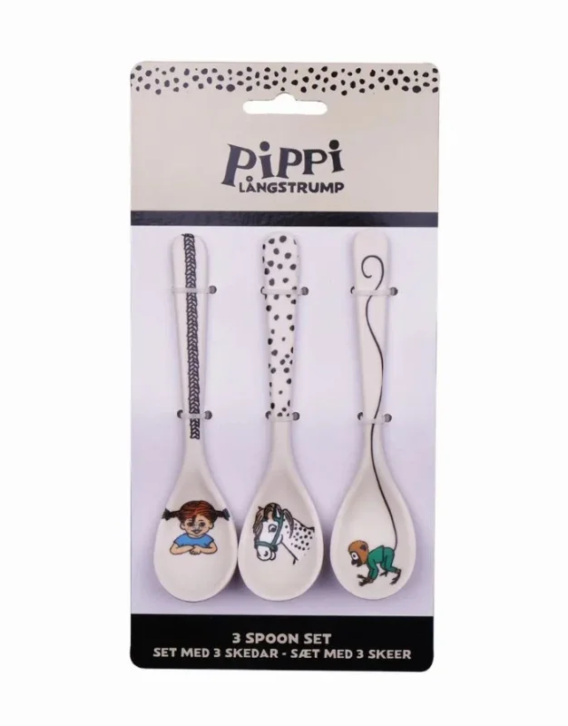 Löffel 3er Set Melamin I Pippi Langstrumpf