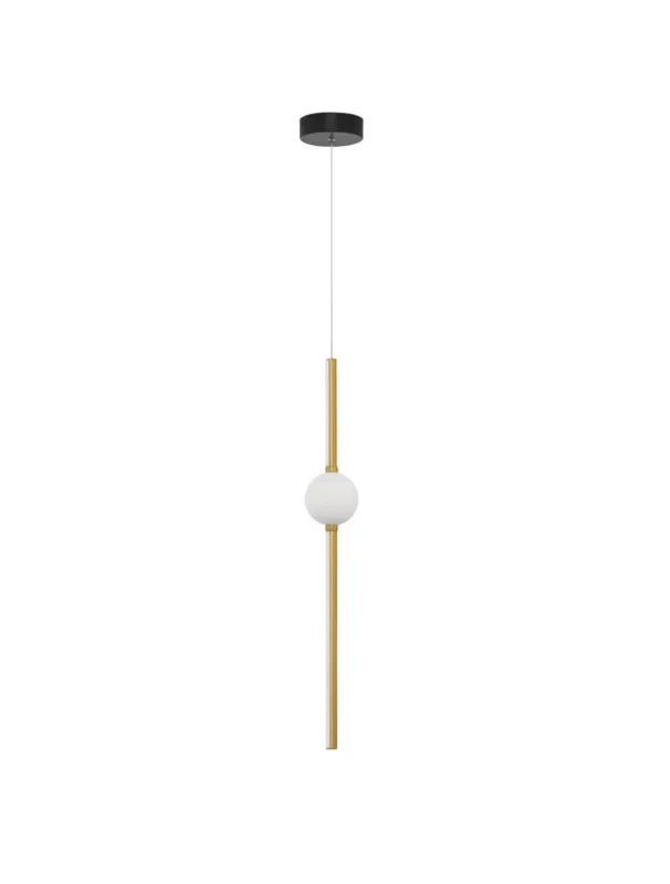 B-Ware Nova Luce Pendelleuchte Hängeleuchte Led Acrobat Schwarz Warmweiß Dimmbar 13,6 W - 5212017440037