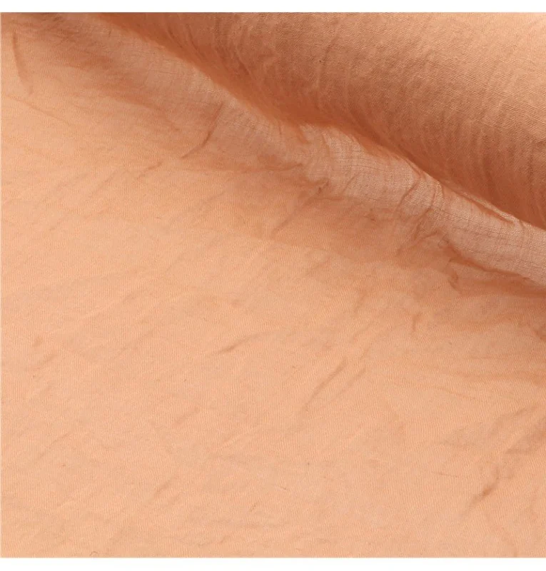 Oranje Cantaloupe Tafelkleed Chiffon 3m van CHAKS koop je bij Partywinkel