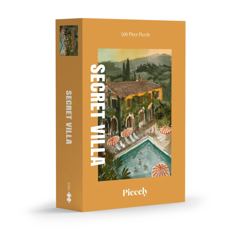 Piecely Puzzles - Puzzle (500 Teile) • Secret Villa - ROSA ECK