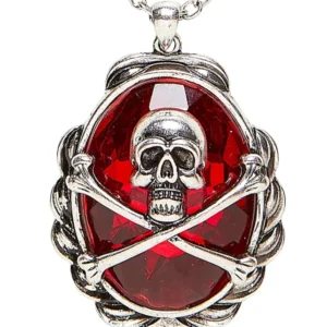 Piratenkette mit Totenschädel & Knochen
