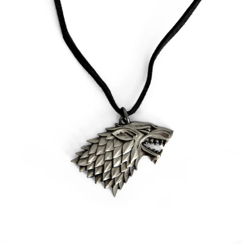 Produktbild Game of Thrones - Stark Wappen Schattenwolf Kette