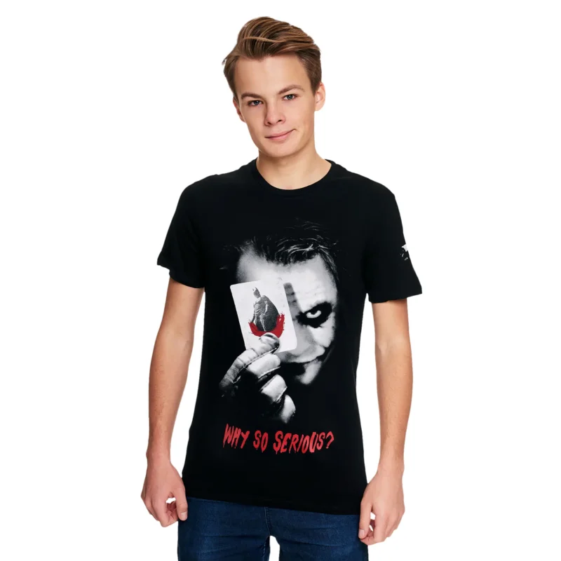 Produktbild The Dark Knight - Why So Serious T-Shirt schwarz