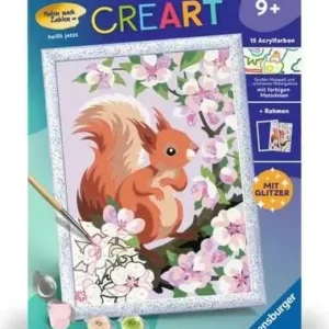 Ravensburger - Malen nach Zahlen: Neugieriges Eichhörnchen