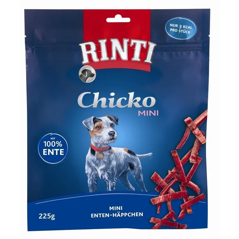 Rinti Chicko Mini Hundesnacks für kleine Hunde – Ente 225g