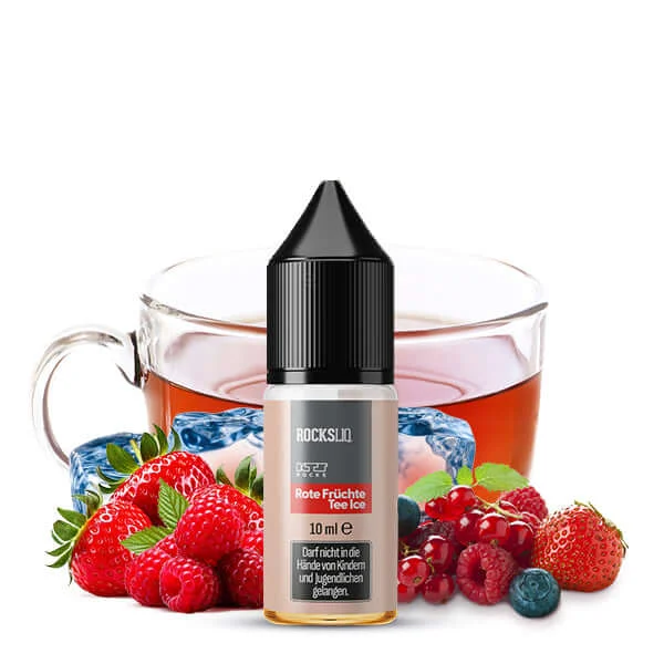 KTS ROCKSLIQ - Rote Früchte Ice Tee - Nikotinsalz Liquid 10 ml