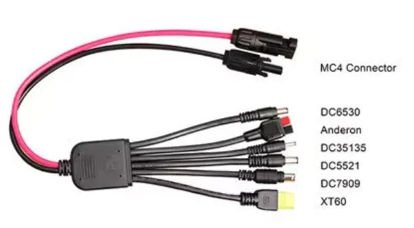Shenzhen LianLiSolar - Kabel und Stecker - LL-CA06 - MC4 to 6 connectors
