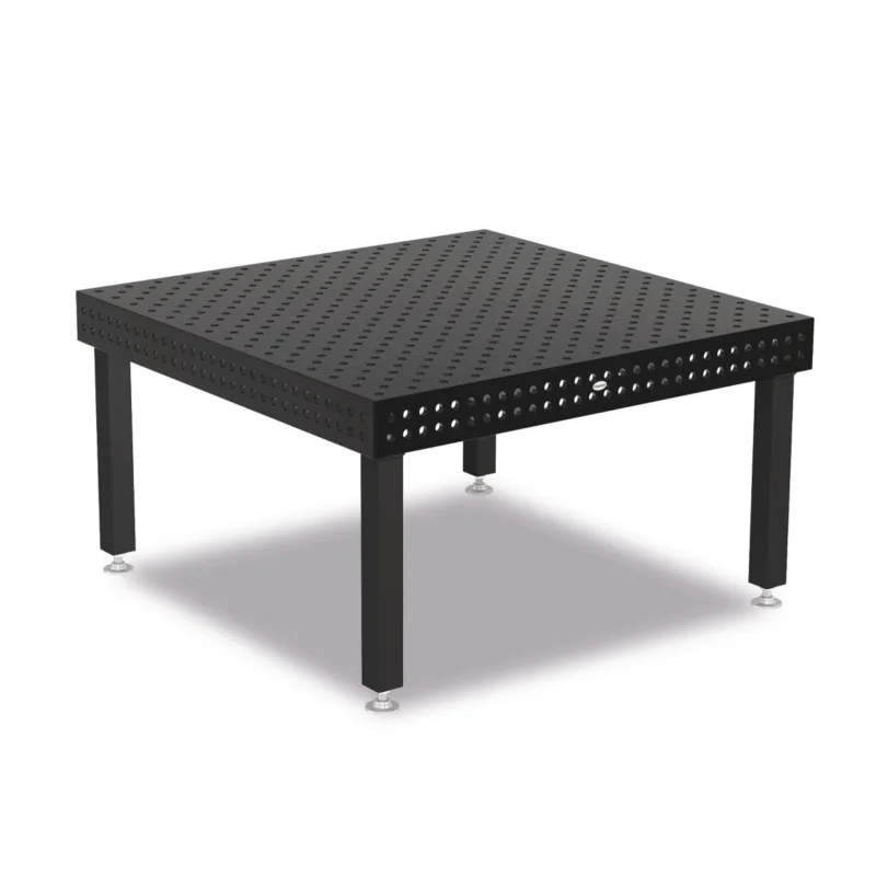 Produktansicht von Siegmund Schweißtisch 1500 x 1500 x 150 mm Professional Extreme 8.7 System 22 Plasmanitriert, Diagonalraster Höhe 700 mm