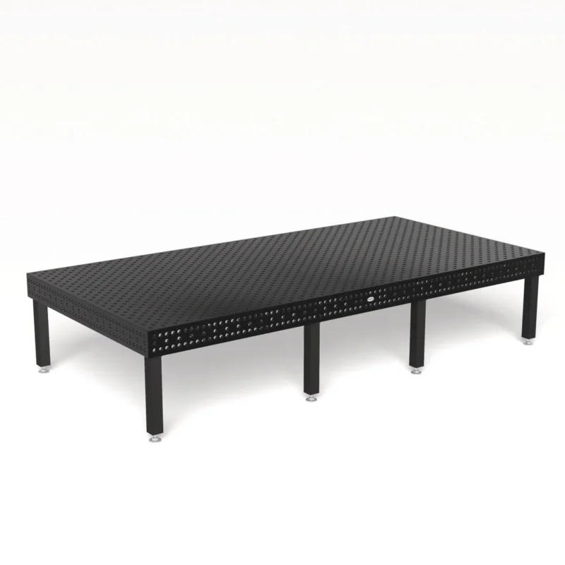 Produktansicht von Siegmund Schweißtisch 4000 x 2000 x 200 mm Professional Extreme 8.7 System 28 Plasmanitriert, Diagonalraster Höhe 750 mm