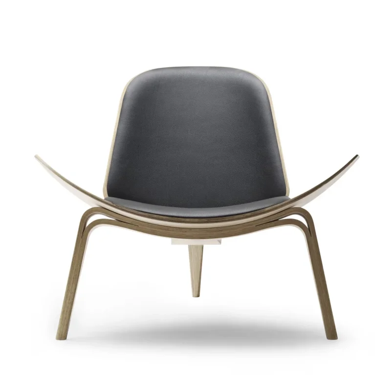 CH07 Shell Chair, Eiche öl/Thor 301 von Hans J. Wegner