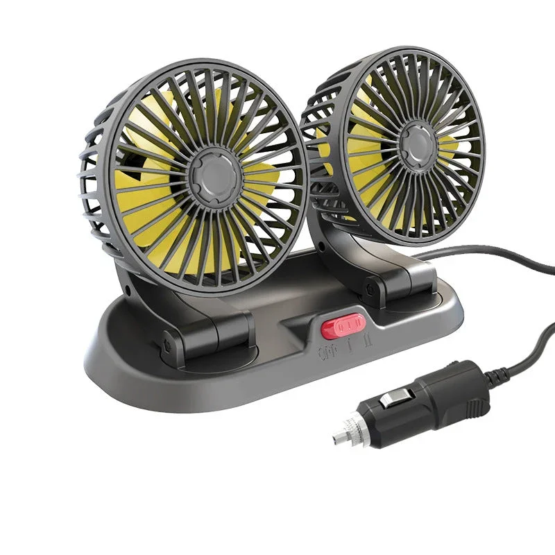 Brehn | Dual Head Auto Kühler Luftzirkulator Ventilator