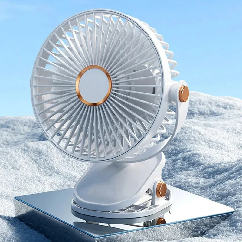 Wiederaufladbarer Clip-On Hängender Tischventilator mit Klimaanlage | Karnz