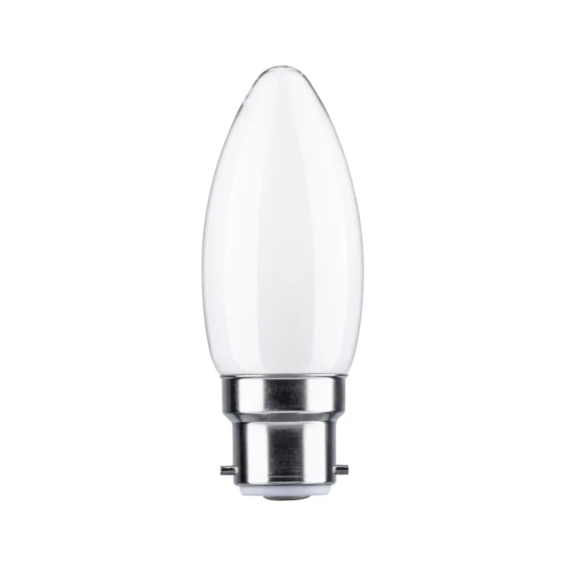 Standard 230V LED Kerze B22d 470lm 4,7W 2700K Opal - Paulmann - 28898