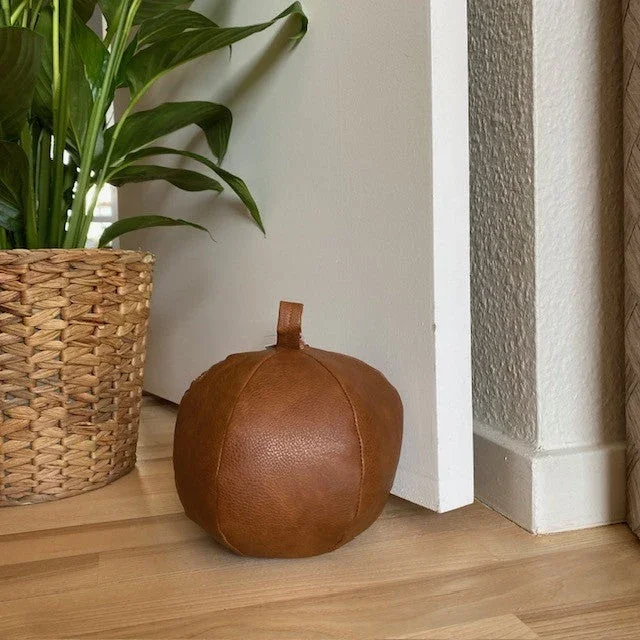Türstopperkugel Ø15 cm 1,5 kg PU cognac