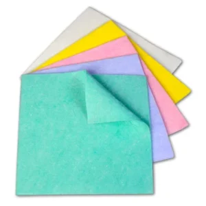 Allzwecktuch Gelb Rosa Blau Grün 38x38cm