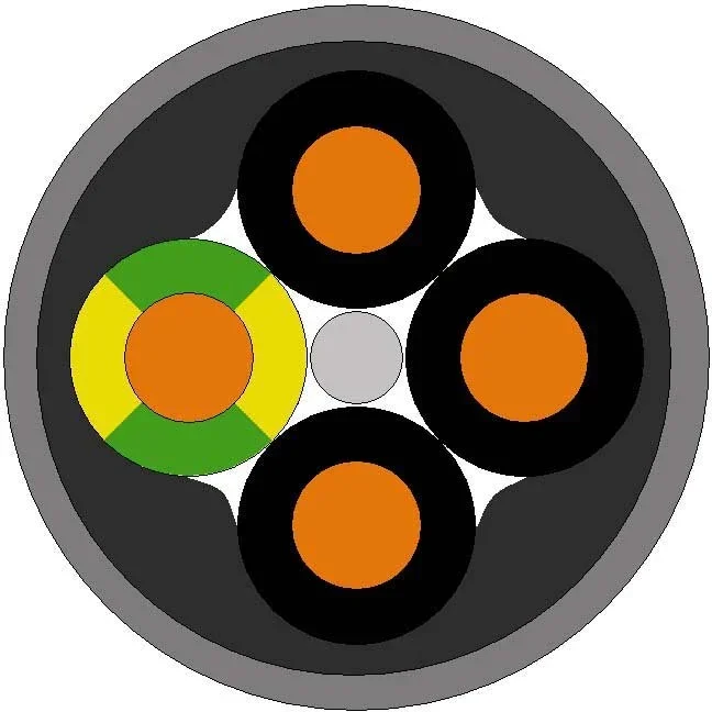 Lapp Kabel&Leitung - Energiekabel < 1 kV, für ortsveränderlichen Einsatz ÖLFLEX SMART 108 4X0,75 18040099/1000 − 1000 Meter