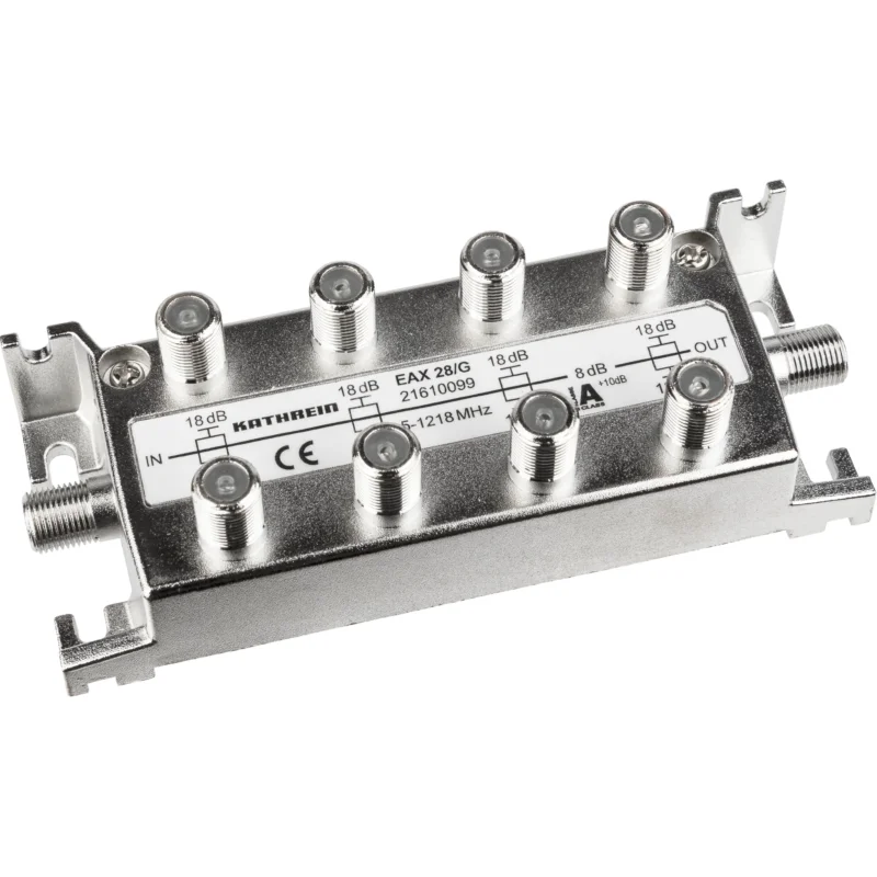 Kathrein - Abzweiger und Verteiler F-Abzweiger 8f. EAX 28/G 5-1218 MHz 18dB