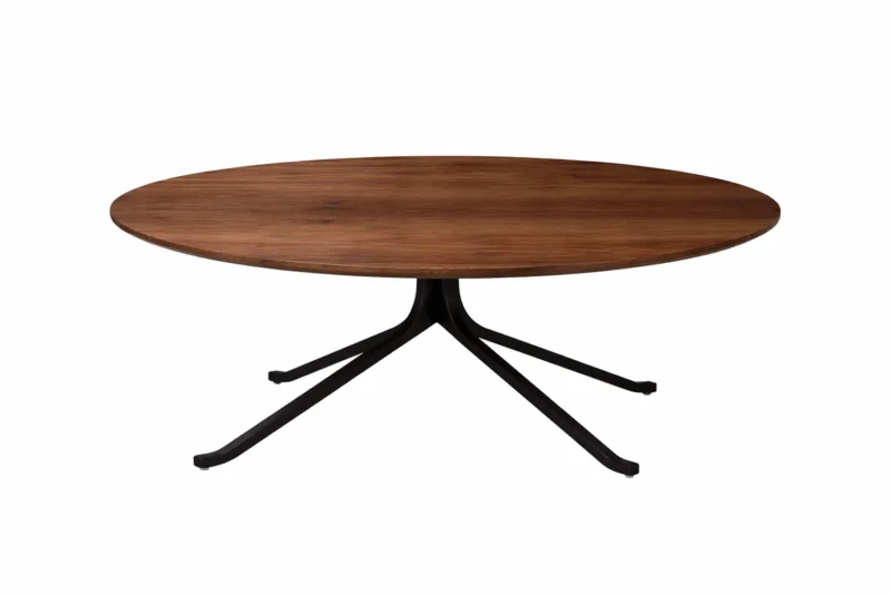 Blink Couchtisch Ø108 cm, Walnuss von Stellar Works