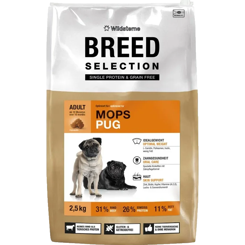 Wildsterne Breed Selection Adult Mops